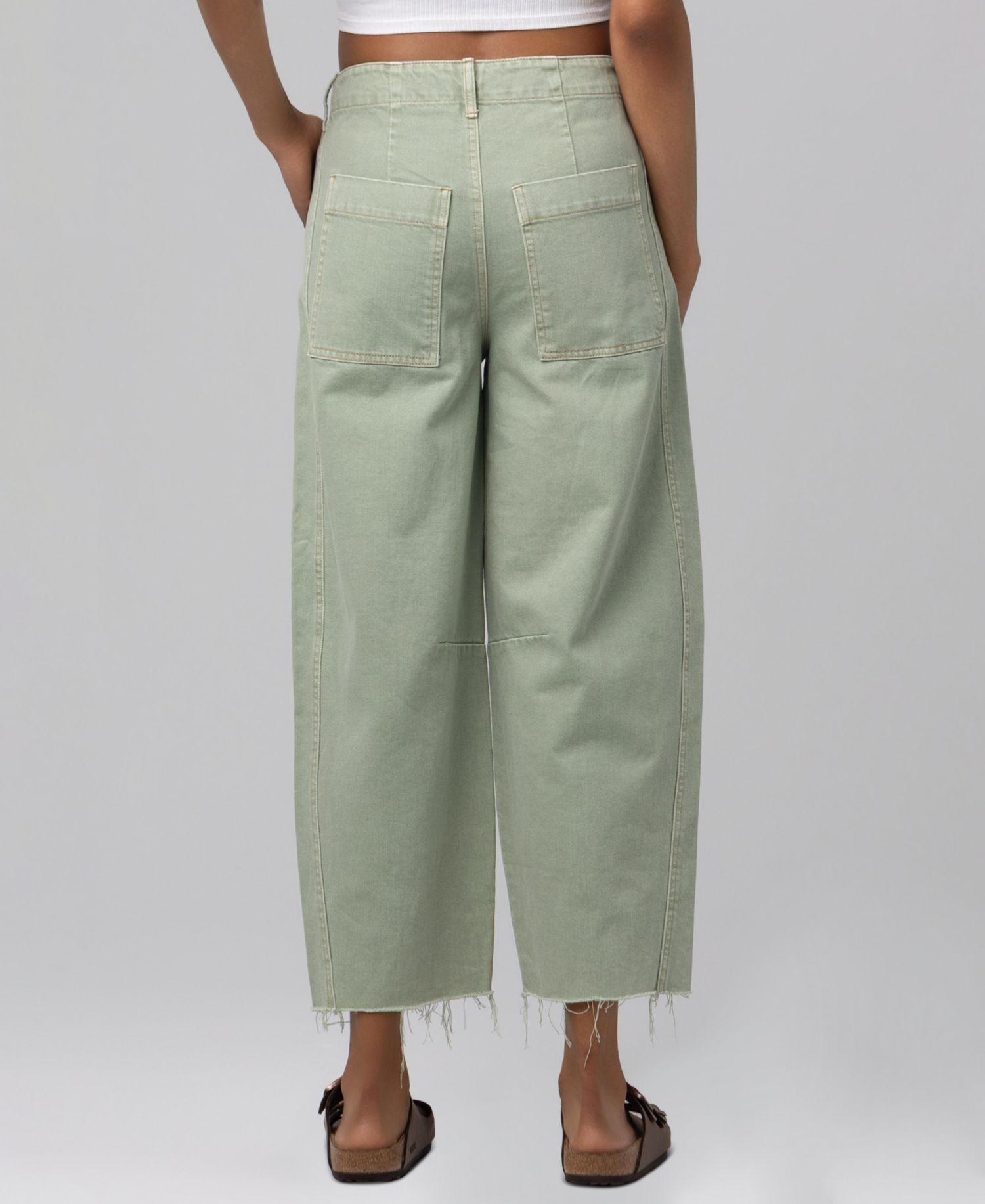 Women's Barrel-Leg High-Rise-Jeans