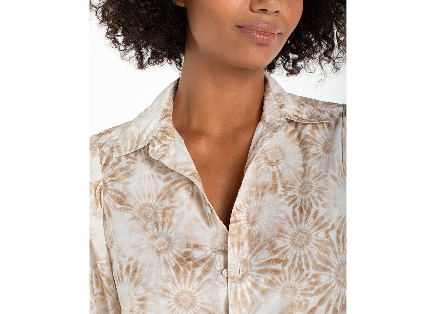 Petite Puff-Sleeve Shirt