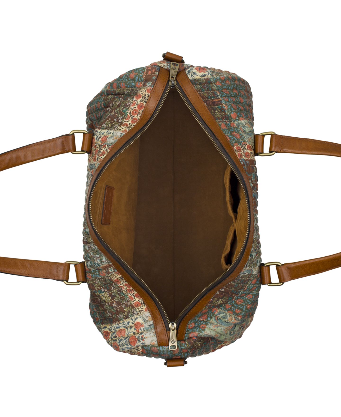 Женская сумка Patricia Nash Milano Extra-Large Weekender Duffel Satchel Handbag, цвет: Cotton Nordic Patchwork — фото 4