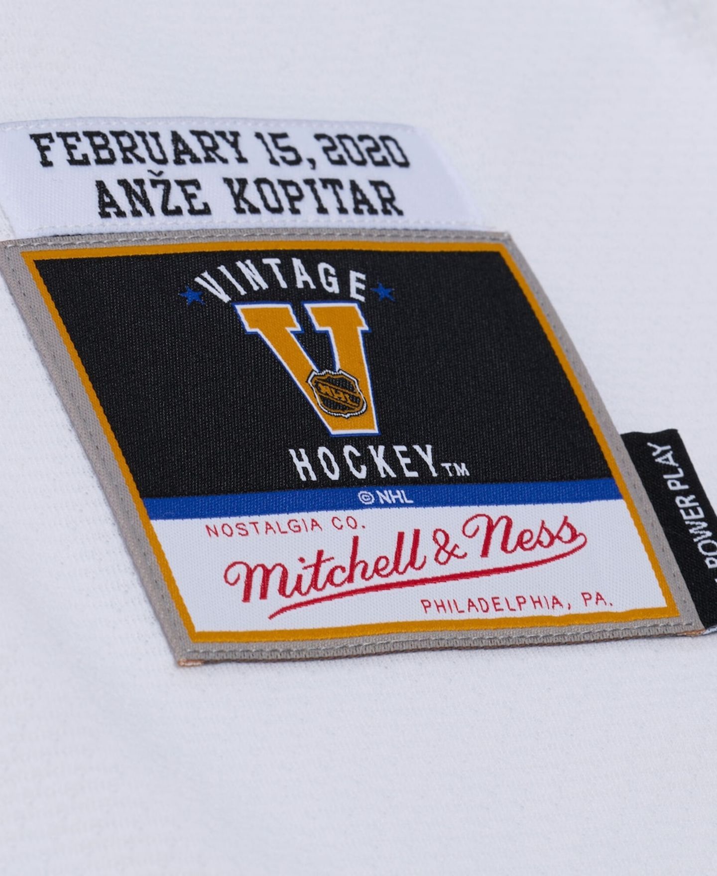 Мужской топ Mitchell & Ness Anze Kopitar Black Los Angeles Kings 2020 Power Play Jersey — фото 3