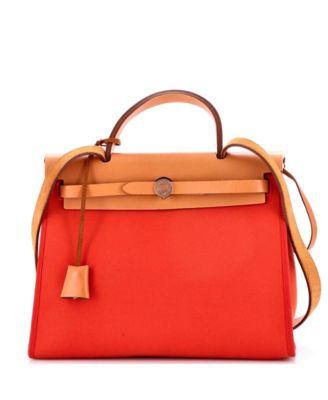 31 Herbag Zip Leather and Toile