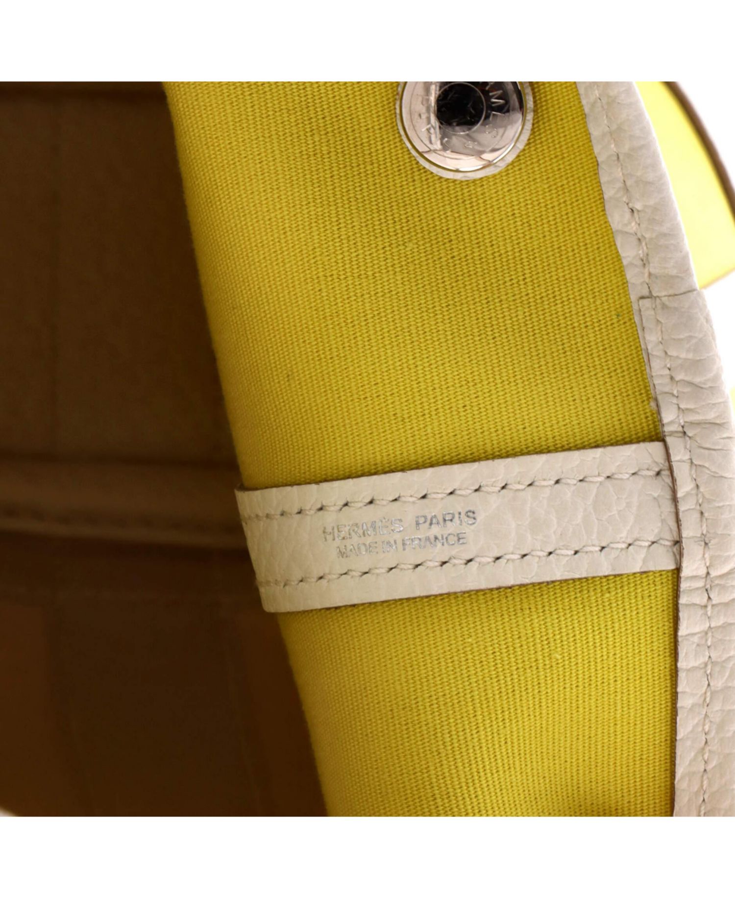 28 Garden File Tote Toile and Leather