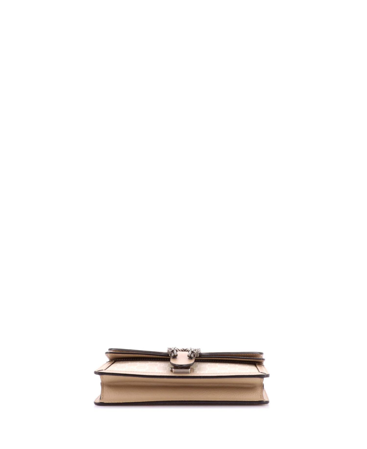 Small Dionysus Bag GG Coated Canvas with Leather