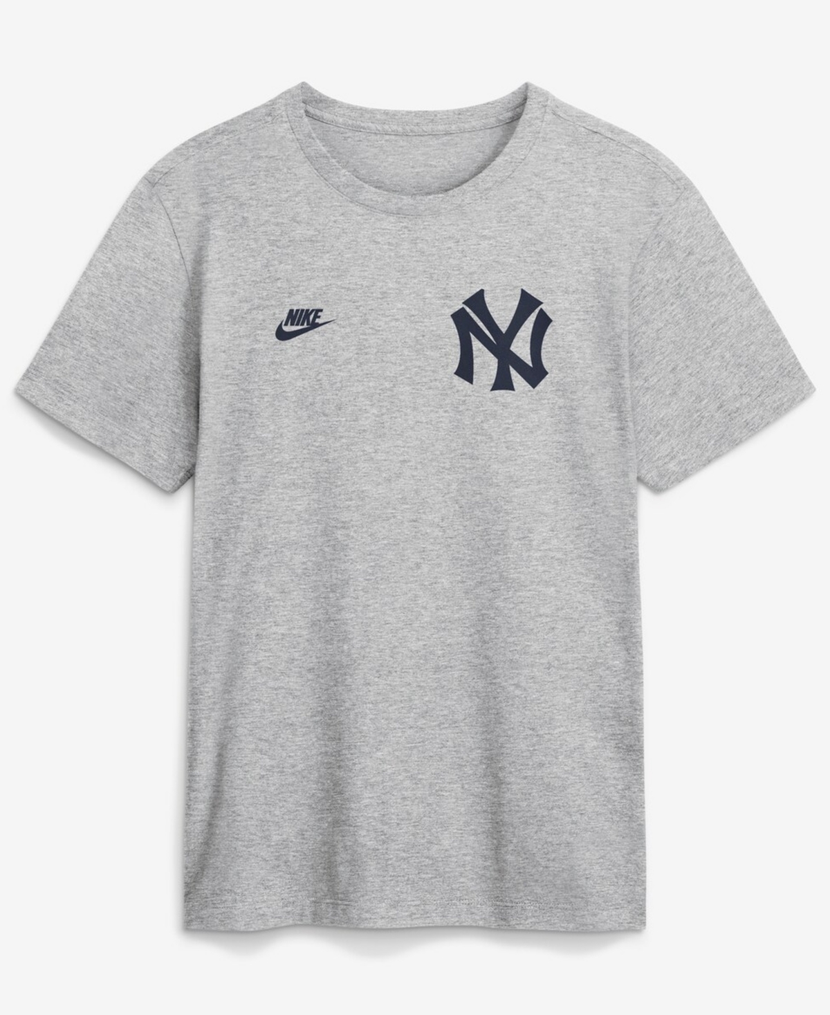 Nike Men's Heather Gray New York Yankees Cooperstown 2-Hit T-Shirt