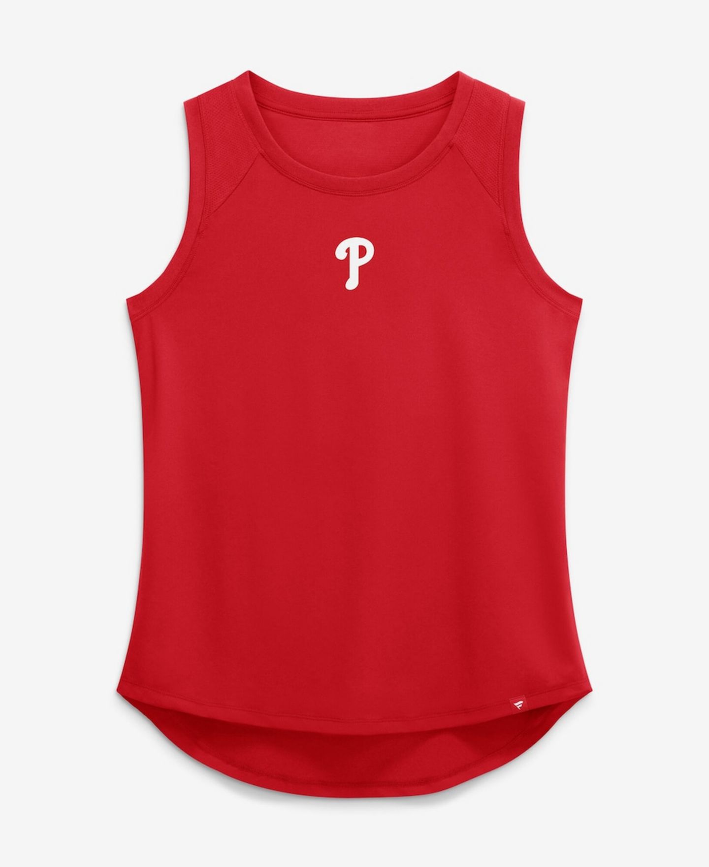 Женский топ Fanatics Red Philadelphia Phillies Draped Mesh Back Performance — фото 2