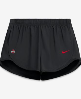 Women's Black Ohio State Buckeyes Tempo Mid-Rise Dri-FIT Shorts