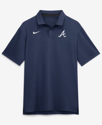 Men's Navy Atlanta Braves Tour Dri-FIT Polo Shirt