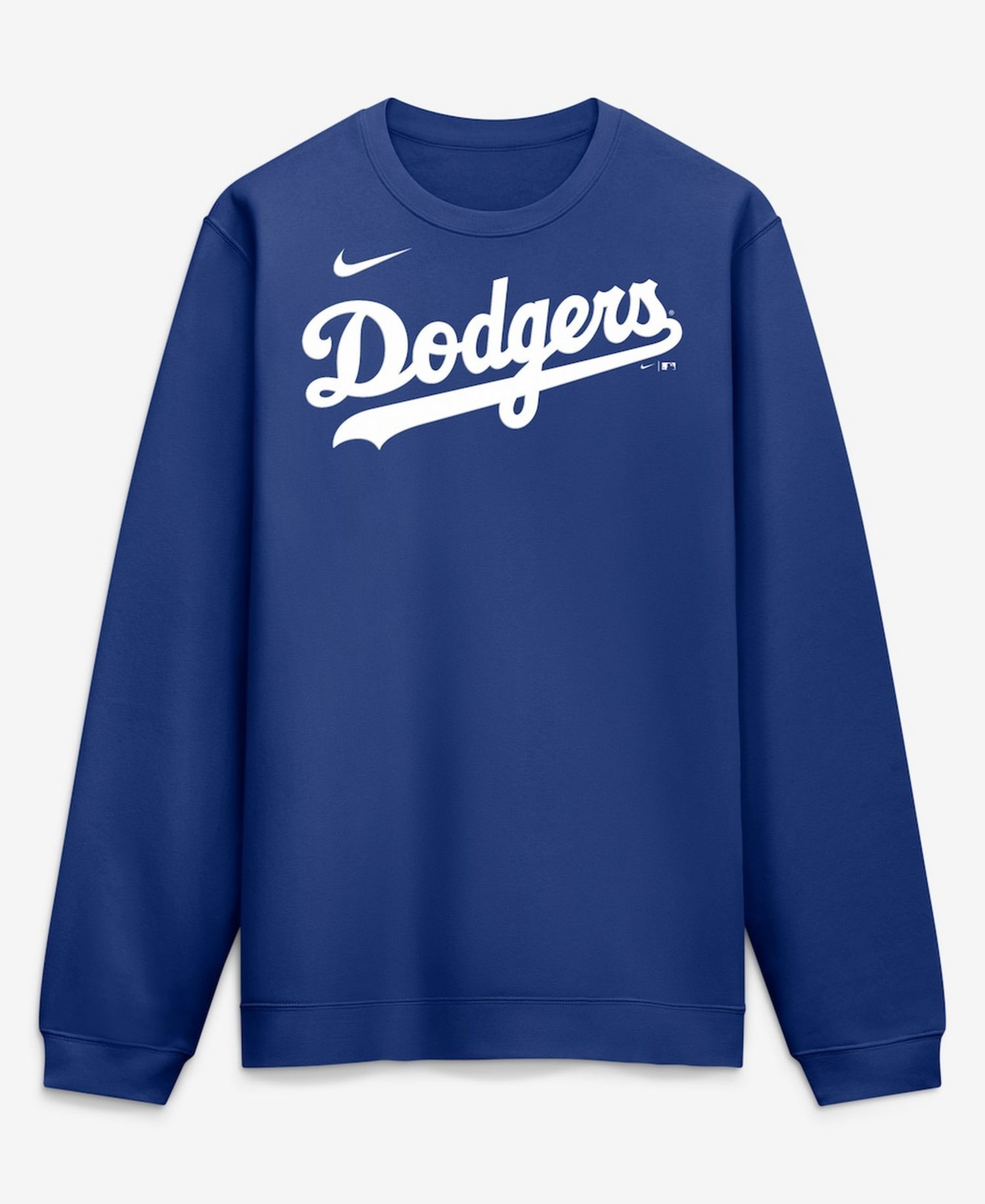 Men's Royal Los Angeles Dodgers Primetime Wordmark Sweatshirt