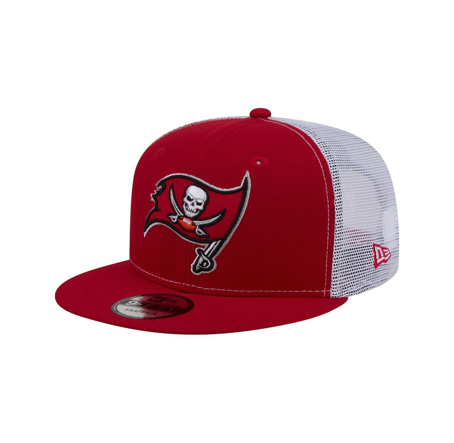 Men's Red Tampa Bay Buccaneers Core Team 9FIFTY Trucker Snapback Hat