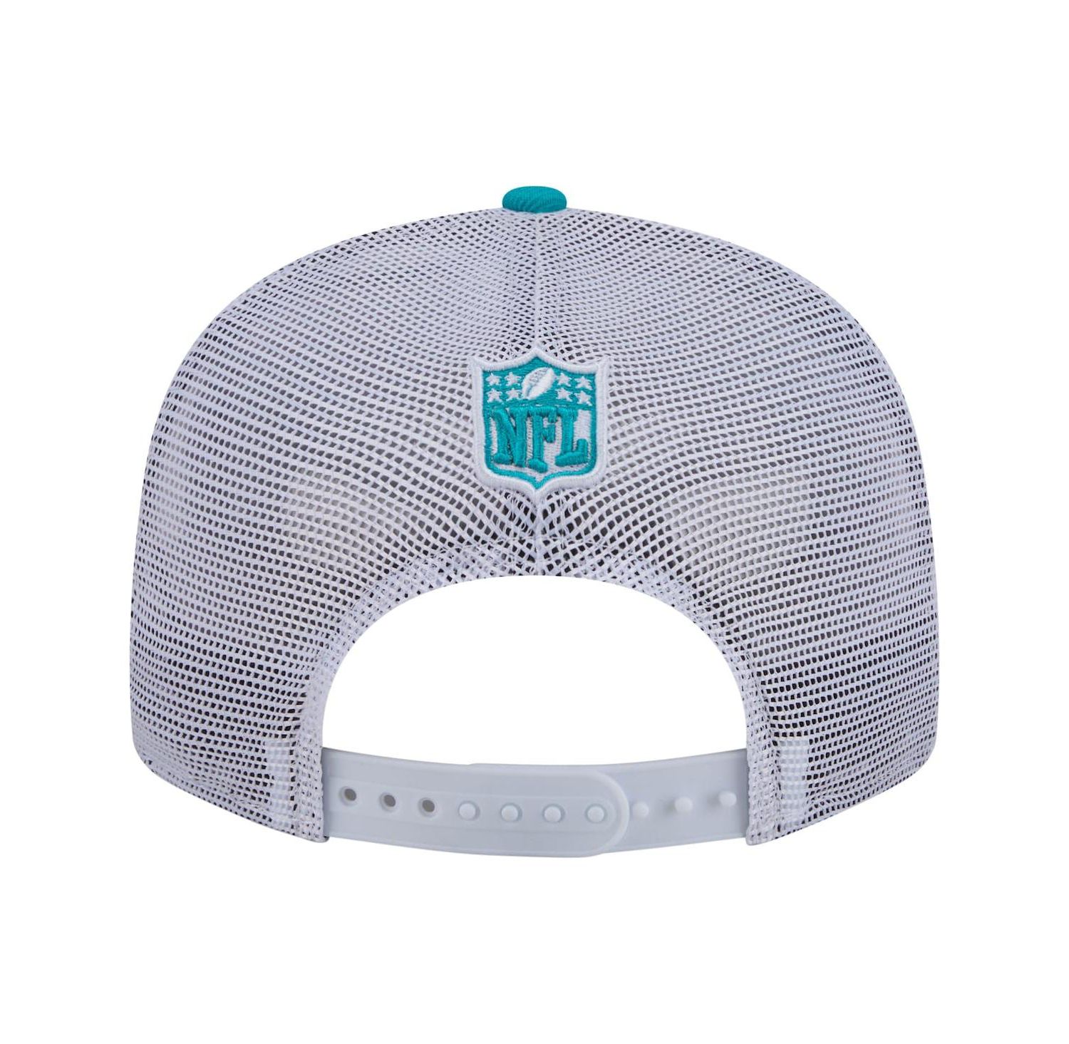 Men's Aqua Miami Dolphins Core Team 9FIFTY Trucker Snapback Hat