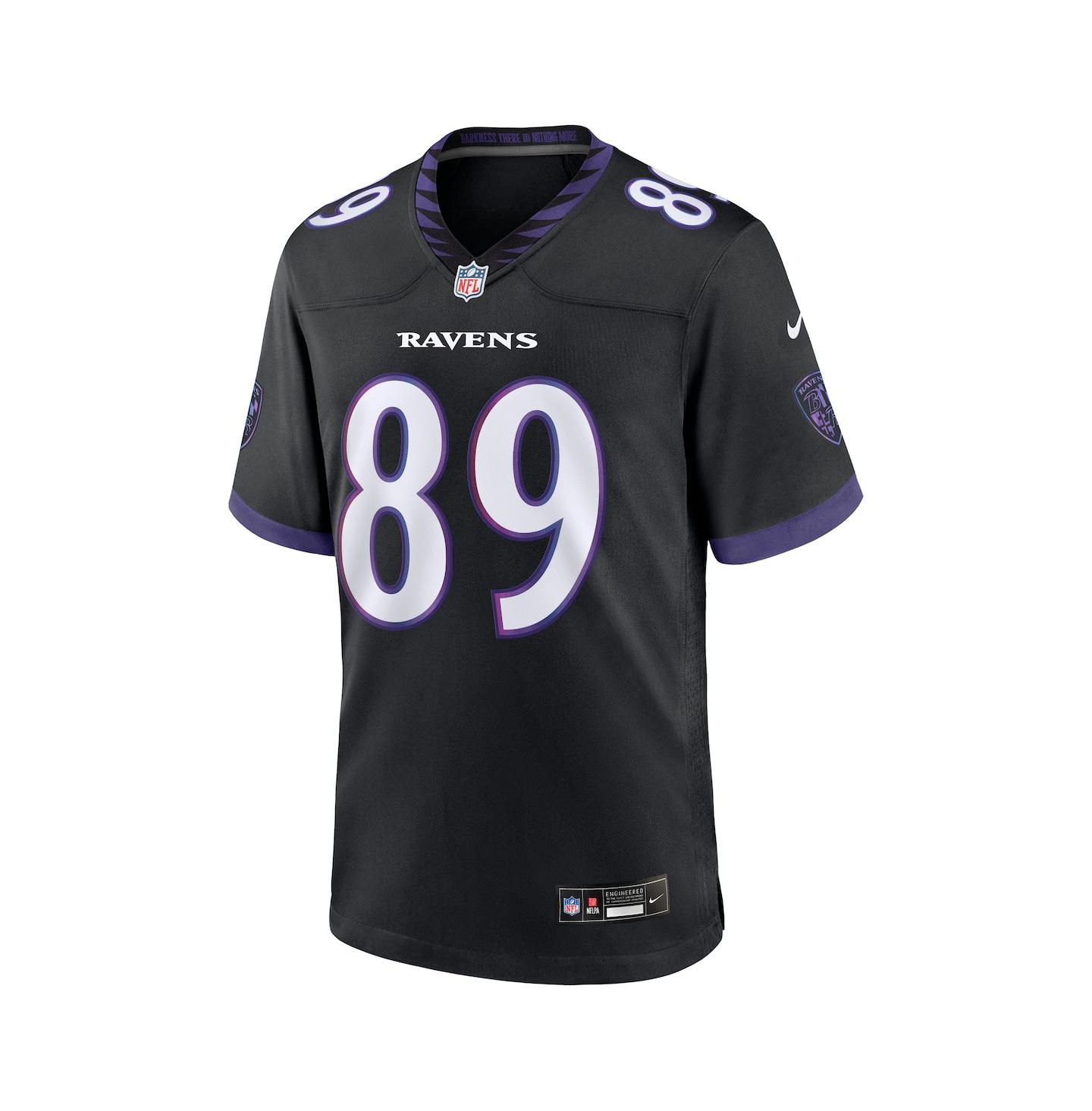 Мужской топ Nike Mark Andrews Black Baltimore Ravens Alternate Game Jersey — фото 2