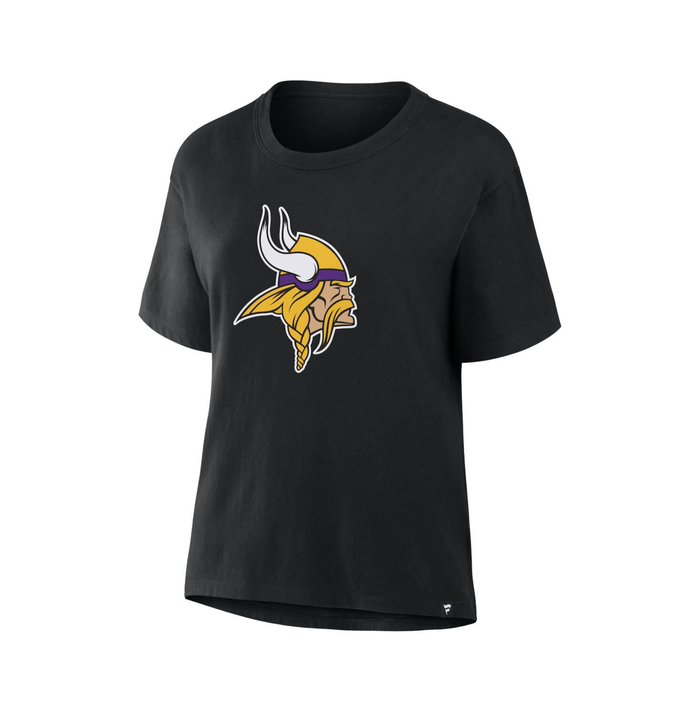 Женская футболка Fanatics Black Minnesota Vikings Essential Legacy — фото 2