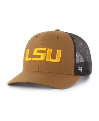 X Carhartt Men's and Women's Brown LSU Tigers Trucker Adjustable Hat