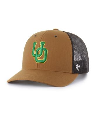X Carhartt Men's and Women's Brown Oregon Ducks Trucker Adjustable Hat