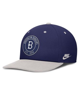 Men's Navy/Silver Brooklyn Dodgers Cooperstown Collection Pro Dri-FIT Snapback Hat