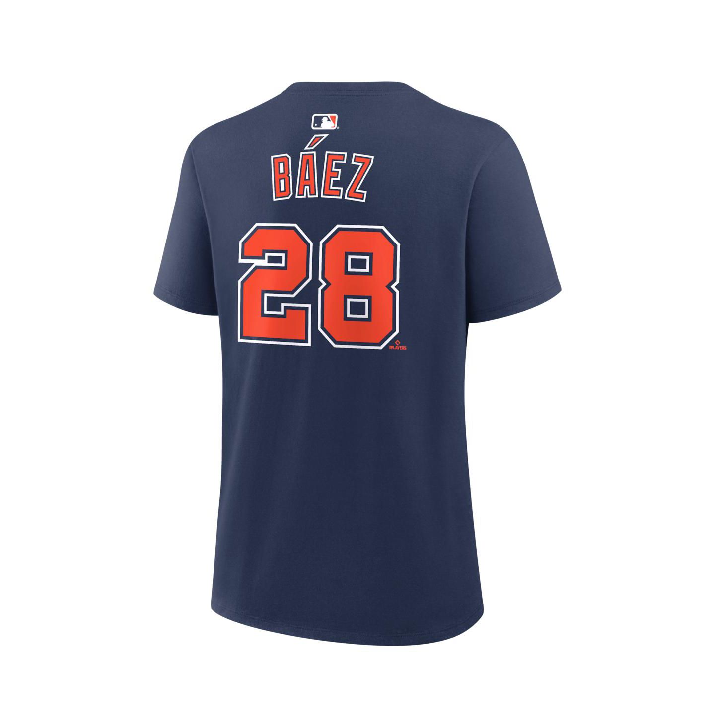 Женская футболка Nike Javier Báez Navy Detroit Tigers Name & Number — фото 3