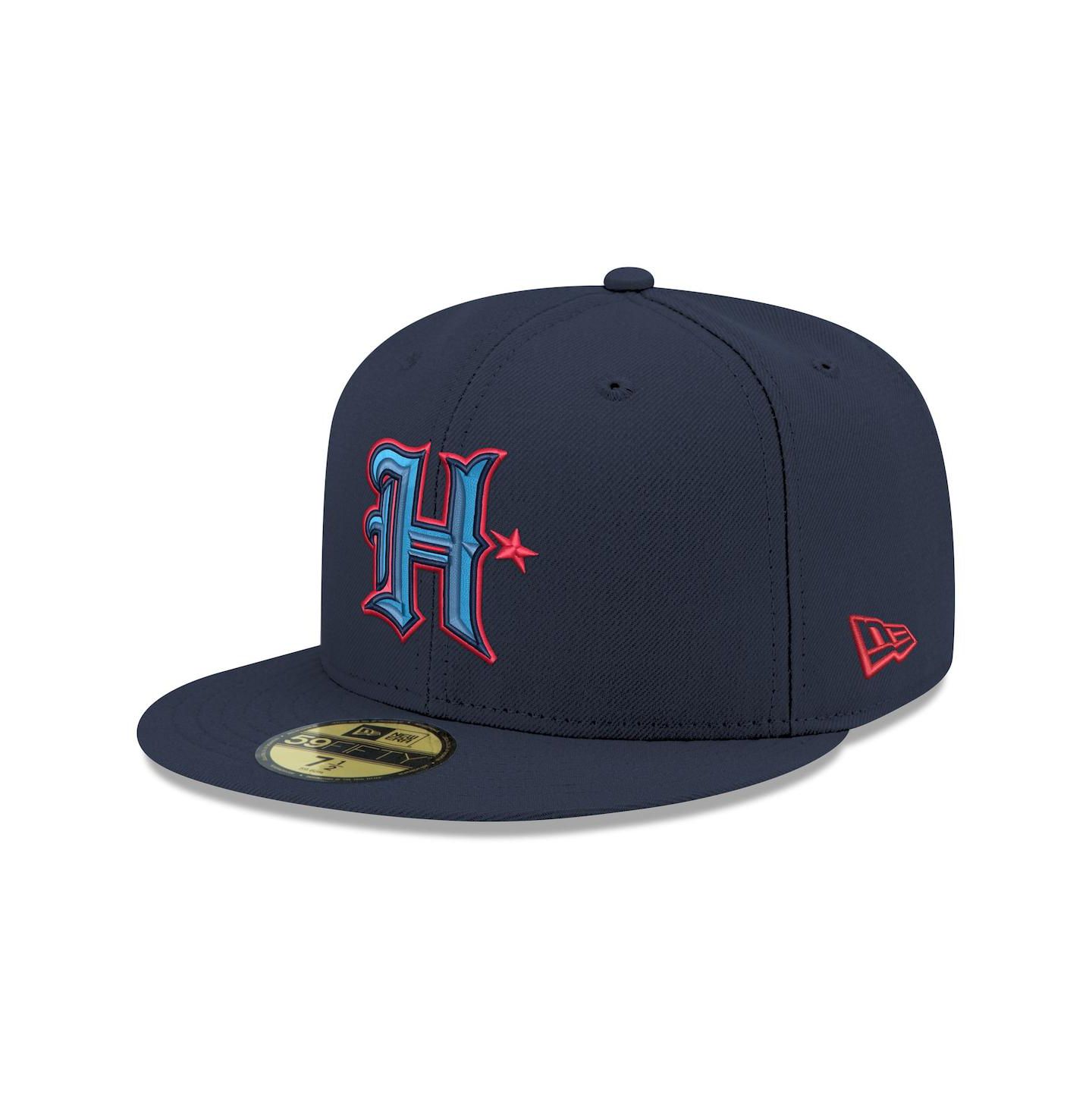 Мужская кепка New Era Navy Houston Texans 59FIFTY Fitted Hat — фото 1