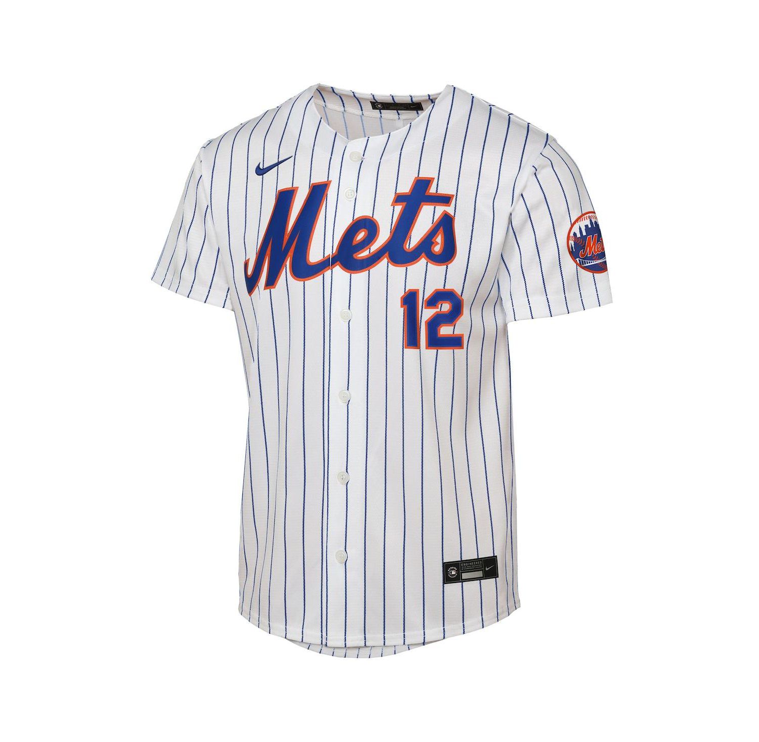 Big Boys and Girls Francisco Lindor White New York Mets Home Stadium Player Jersey