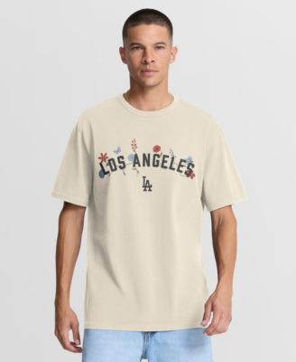 Men's Cream Los Angeles Dodgers Bloom&iquest; T-Shirt