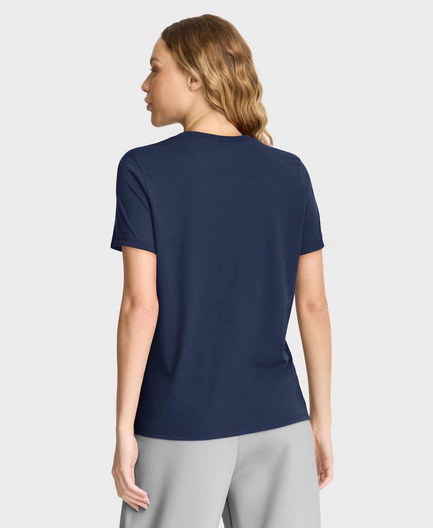 Women's Navy Milwaukee Brewers Authentic Collection Early Work Tri-Blend Dri-FIT T-Shirt