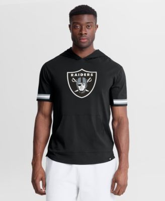 Men's Black Las Vegas Raiders Optimal Play Short Sleeve Hooded T-Shirt