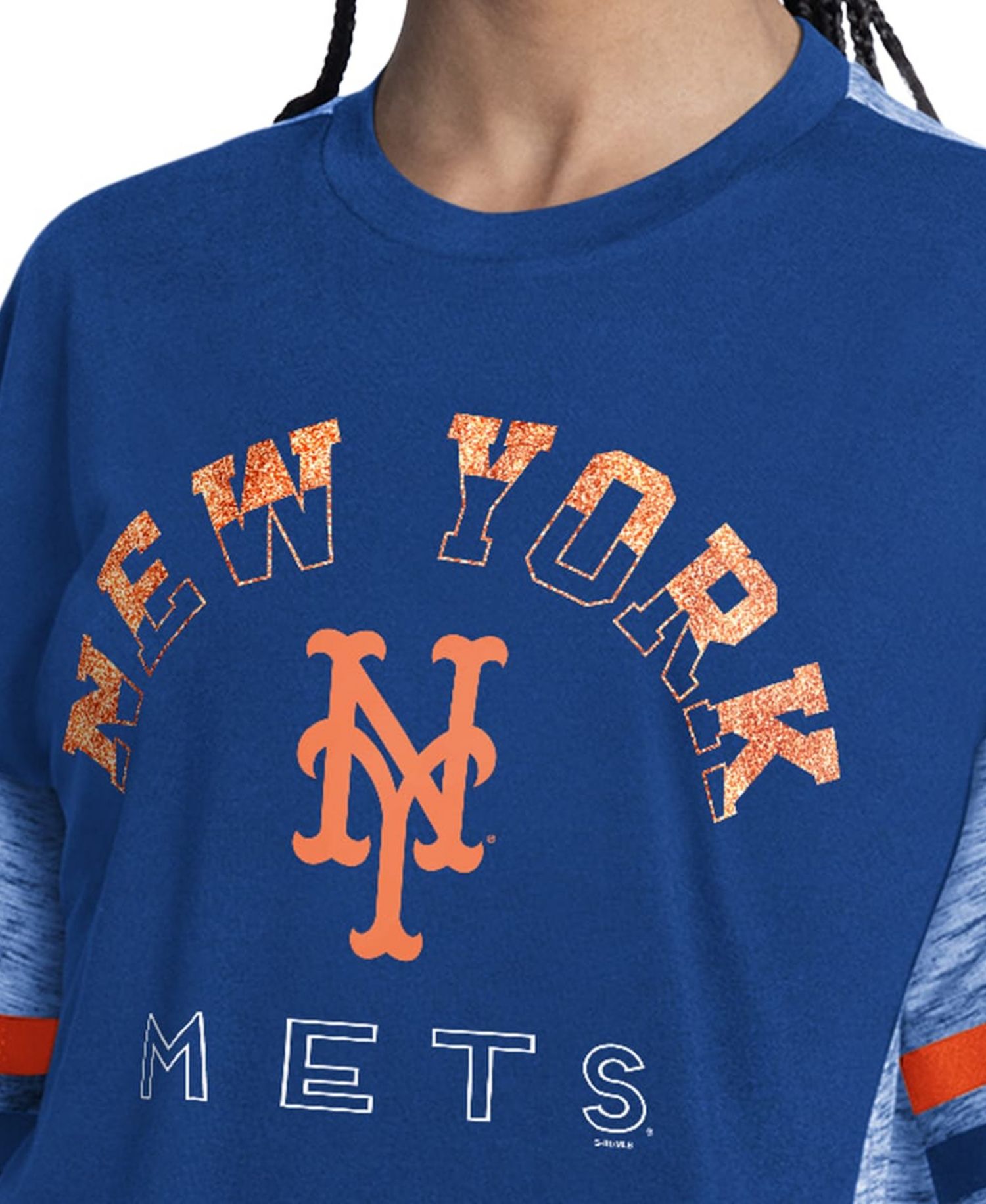 Women's Royal New York Mets Off-Season Oversized Top
