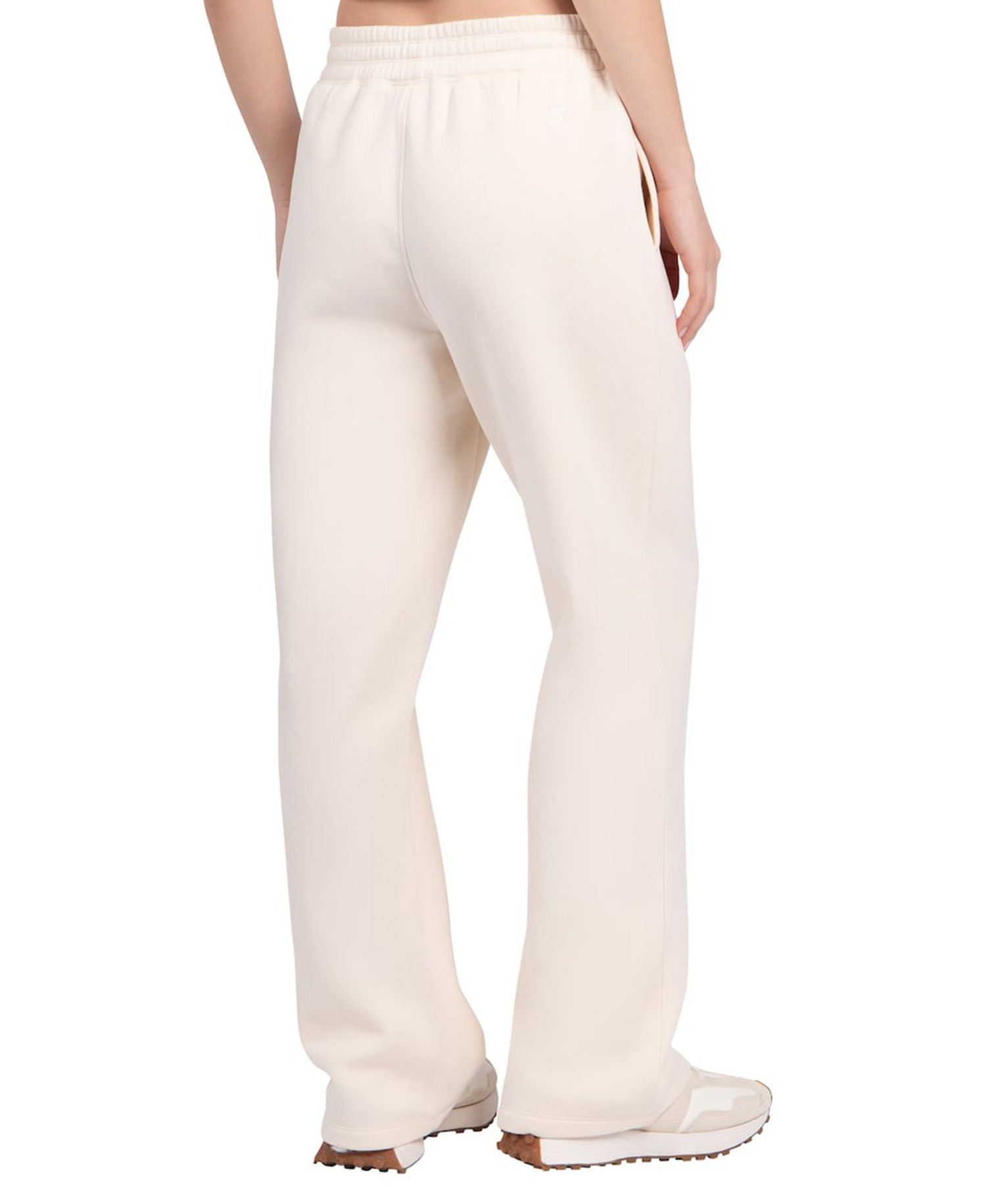 Women's Cream Los Angeles Dodgers Pastel High Waisted Fleece Pants
