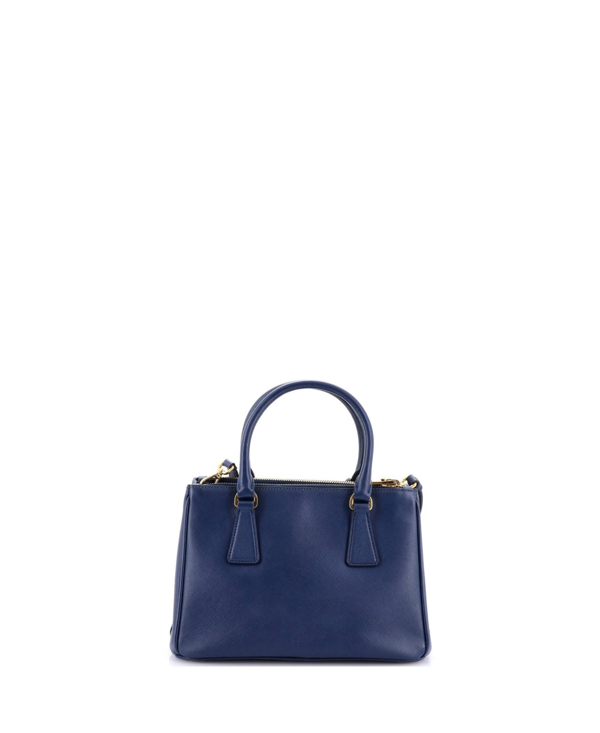 Pre-Owned Prada Small Galleria Double Zip Tote Saffiano Leather