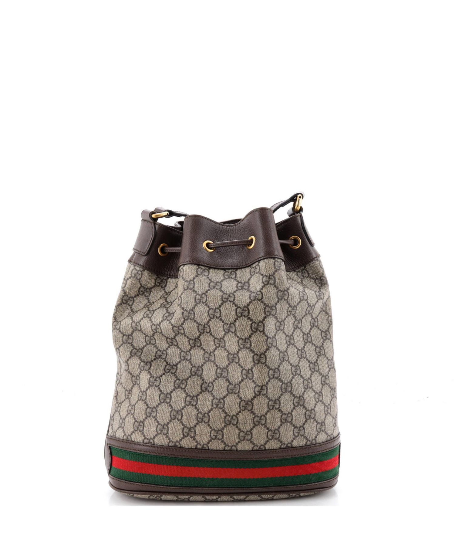 Medium Ophidia Bucket Bag GG Coated Canvas