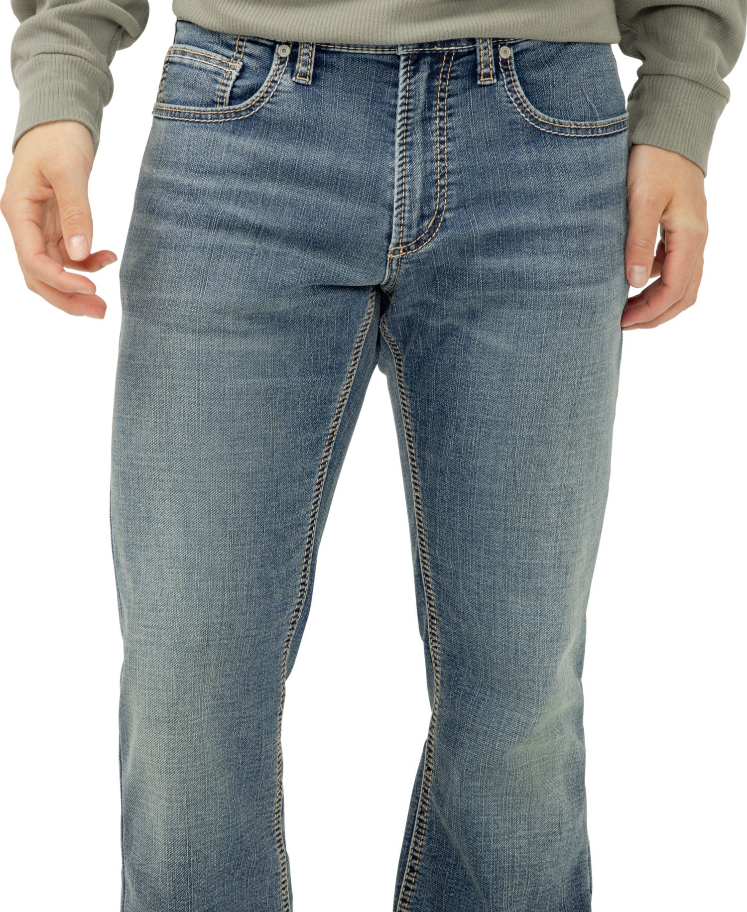 Men's Classic Slim-Fit Cowboy Jeans
