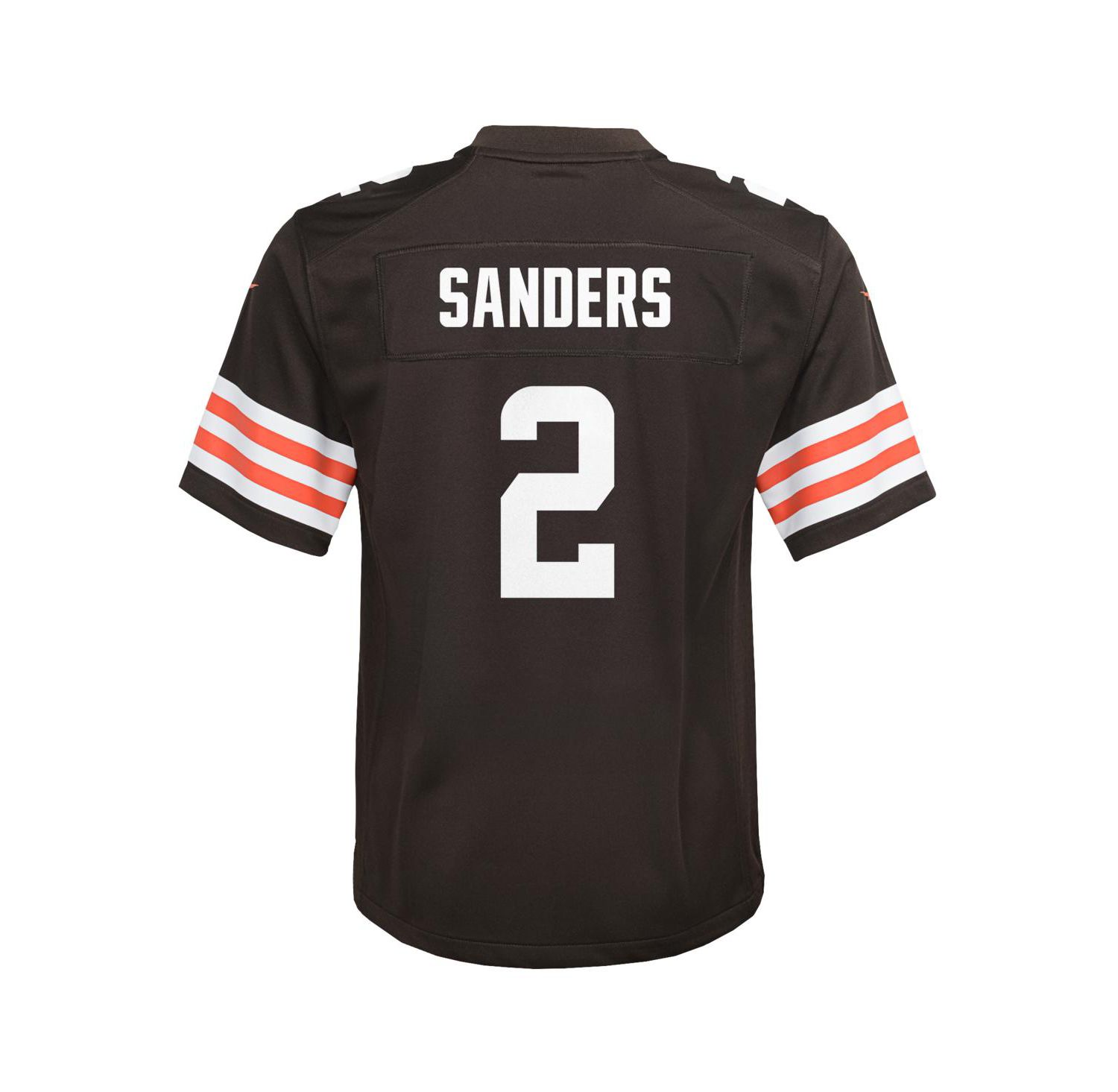 Big Boys and Girls Shedeur Sanders Brown Cleveland Browns Game Jersey
