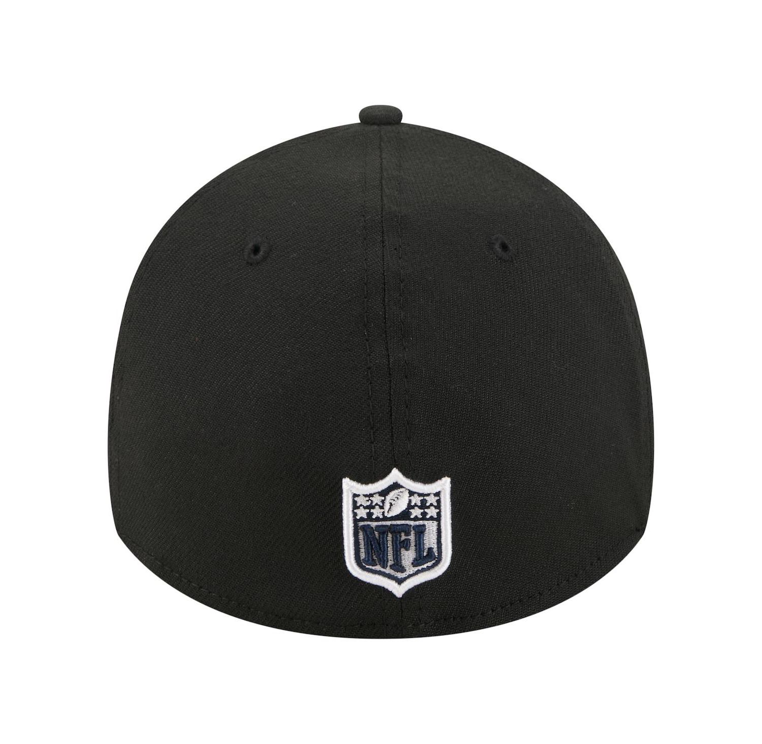 Men's Black New England Patriots Core Team 39THIRTY Flex Hat
