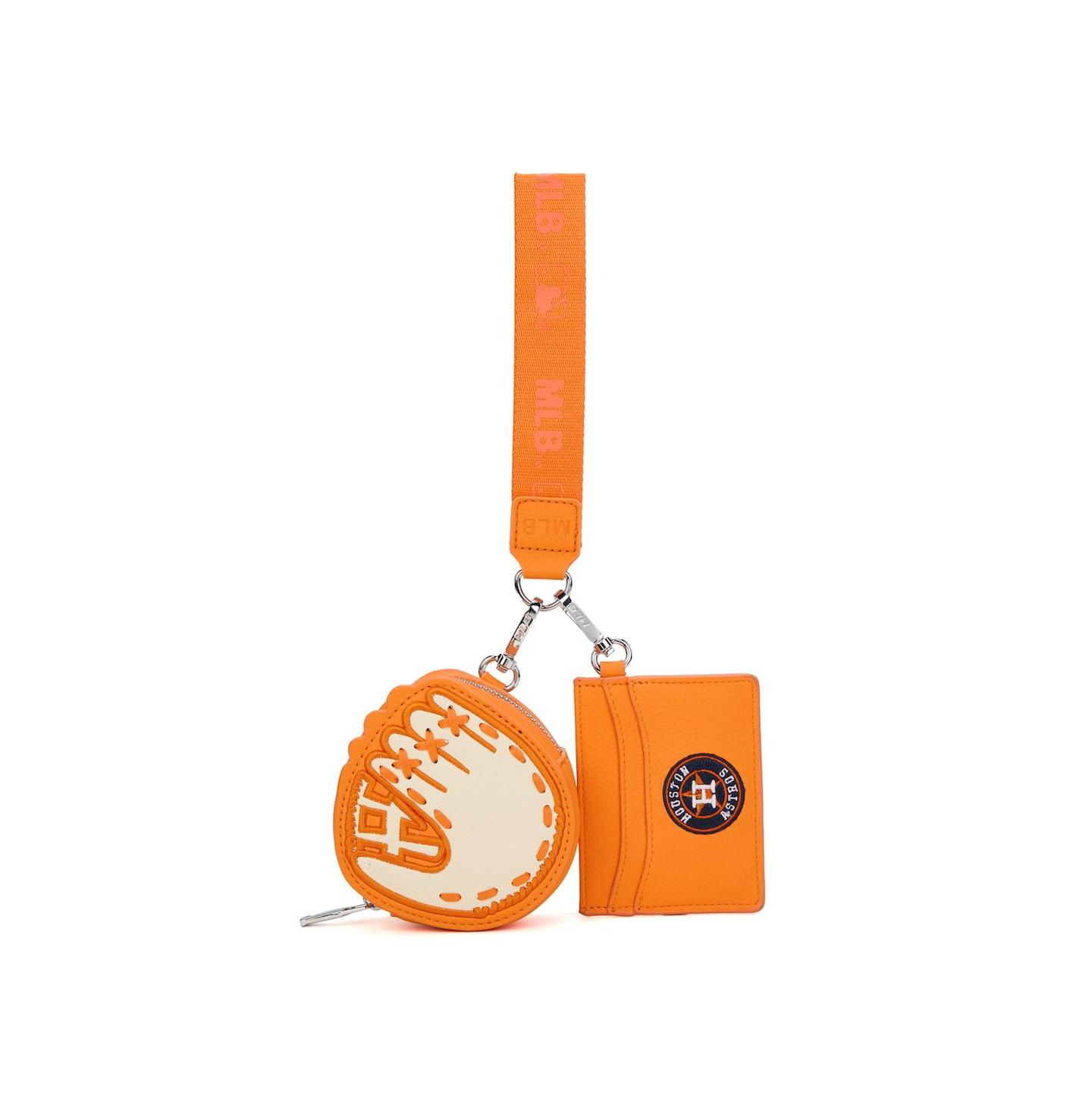 Женский кошелёк Montana West Houston Astros Glove Wallet Wristlet — фото 1