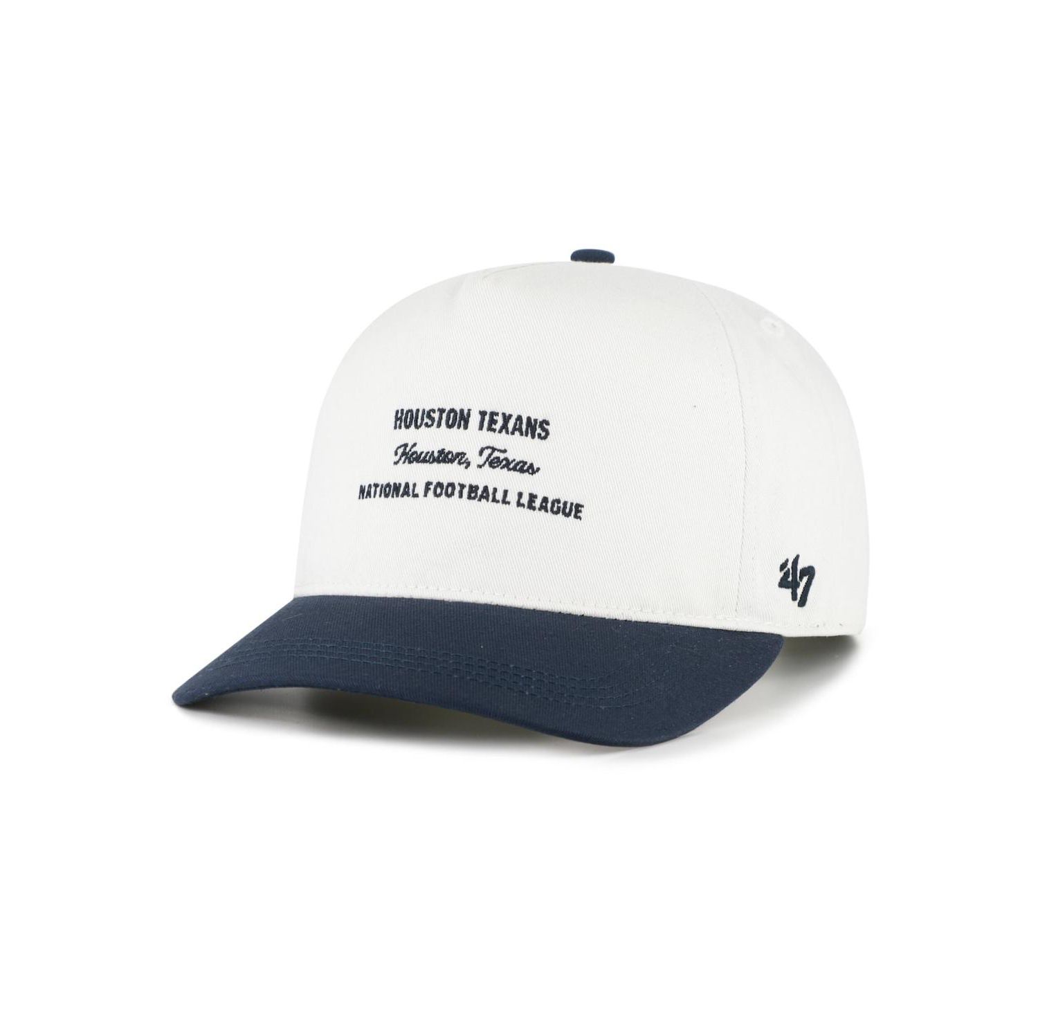 Men's White Houston Texans Contemporary Two-Tone Hitch Adjustable Hat