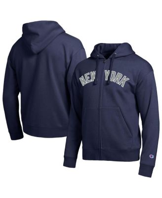 Men's New York Yankees Navy All-Star Wordmark Full-Zip Hoodie