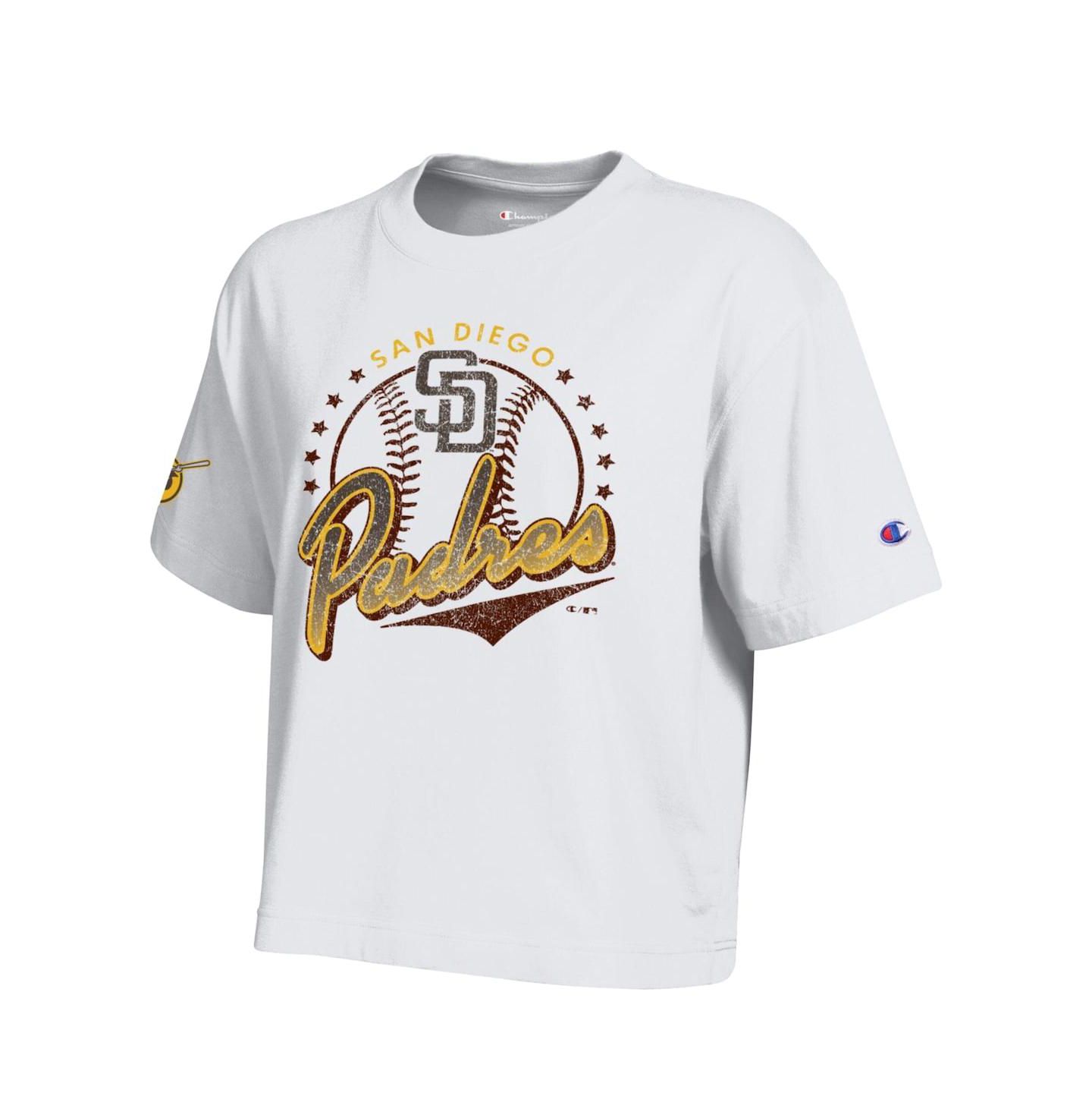 Женская футболка Champion White San Diego Padres All-Star — фото 3