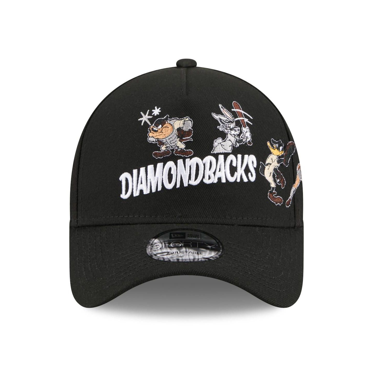Детская кепка New Era Black Arizona Diamondbacks Looney Tunes A-Frame 9FORTY Adjustable Hat — фото 4