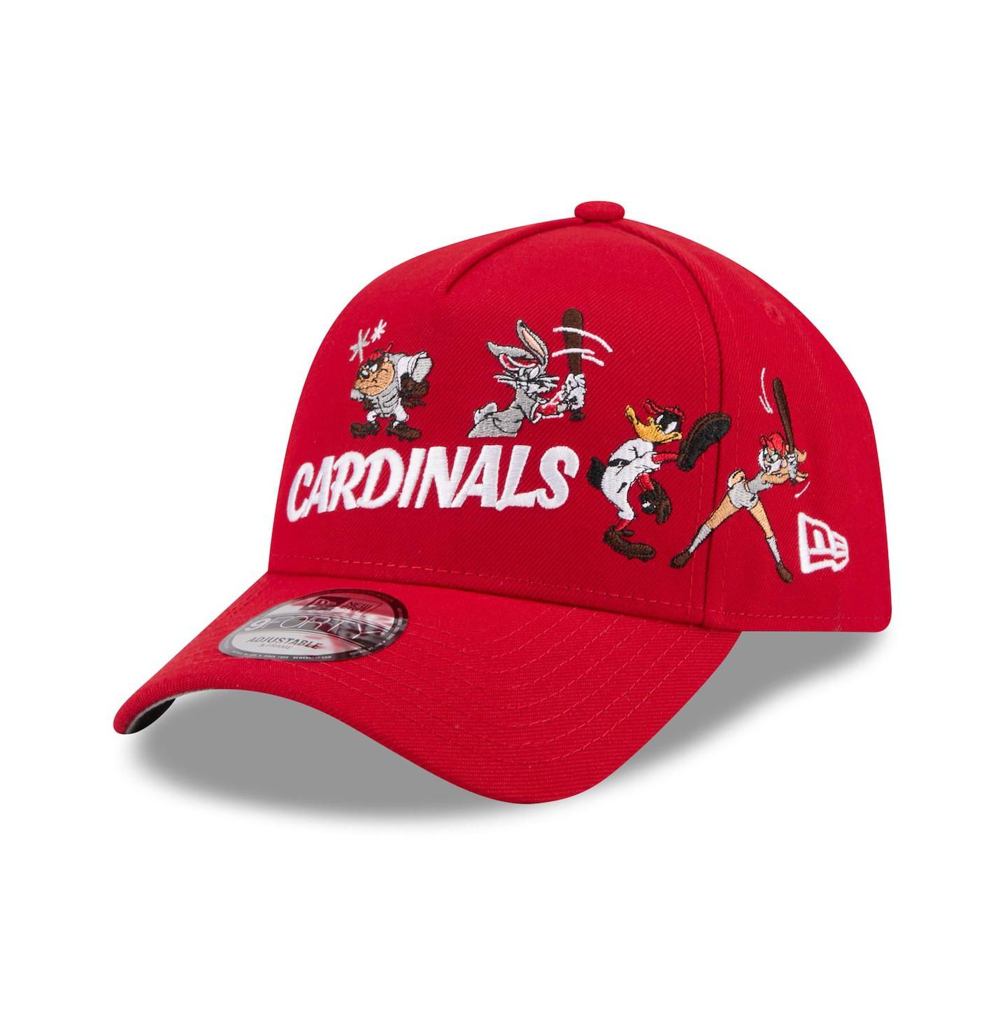 Детская кепка New Era Red St. Louis Cardinals Looney Tunes A-Frame 9FORTY Adjustable Hat — фото 4
