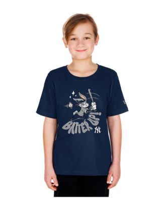 Big Boys and Girls Navy New York Yankees Looney Tunes T-Shirt