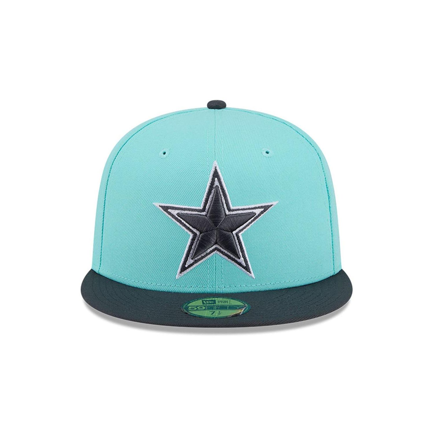 Men's Light Blue/Navy Dallas Cowboys Two-Tone Color Pack 59FIFTY Fitted Hat