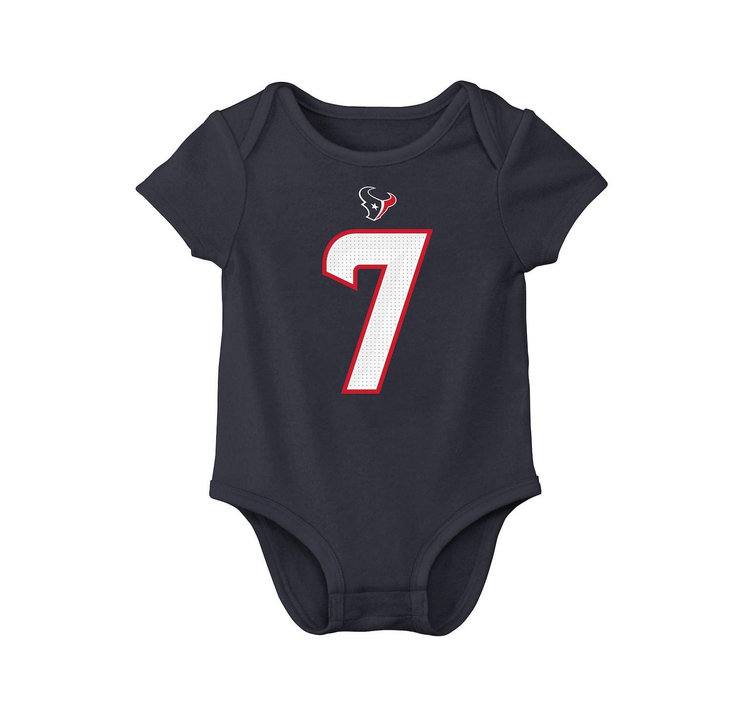 Baby Boys and Girls C.J. Stroud Navy Houston Texans Player Name & Number Bodysuit
