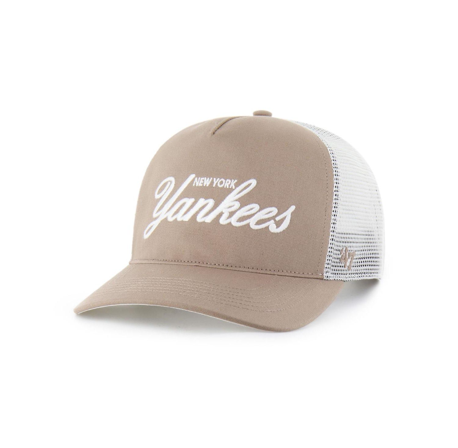 Men's Brown New York Yankees Foundational Mesh Hitch Adjustable Hat