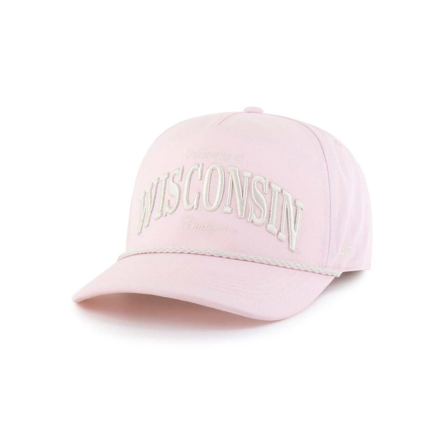 Men's Light Pink Wisconsin Badgers Gelato Hitch Adjustable Hat