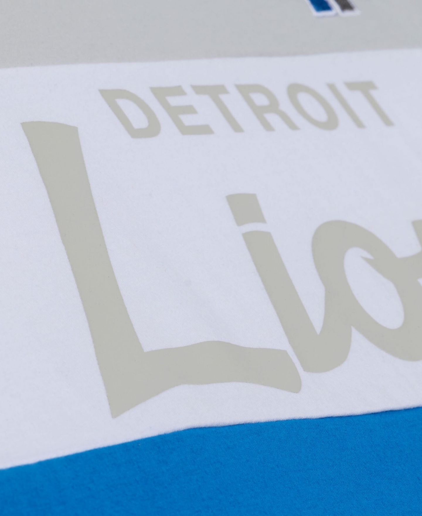Мужской топ Mitchell & Ness Blue/Silver Detroit Lions Head Coach — фото 4