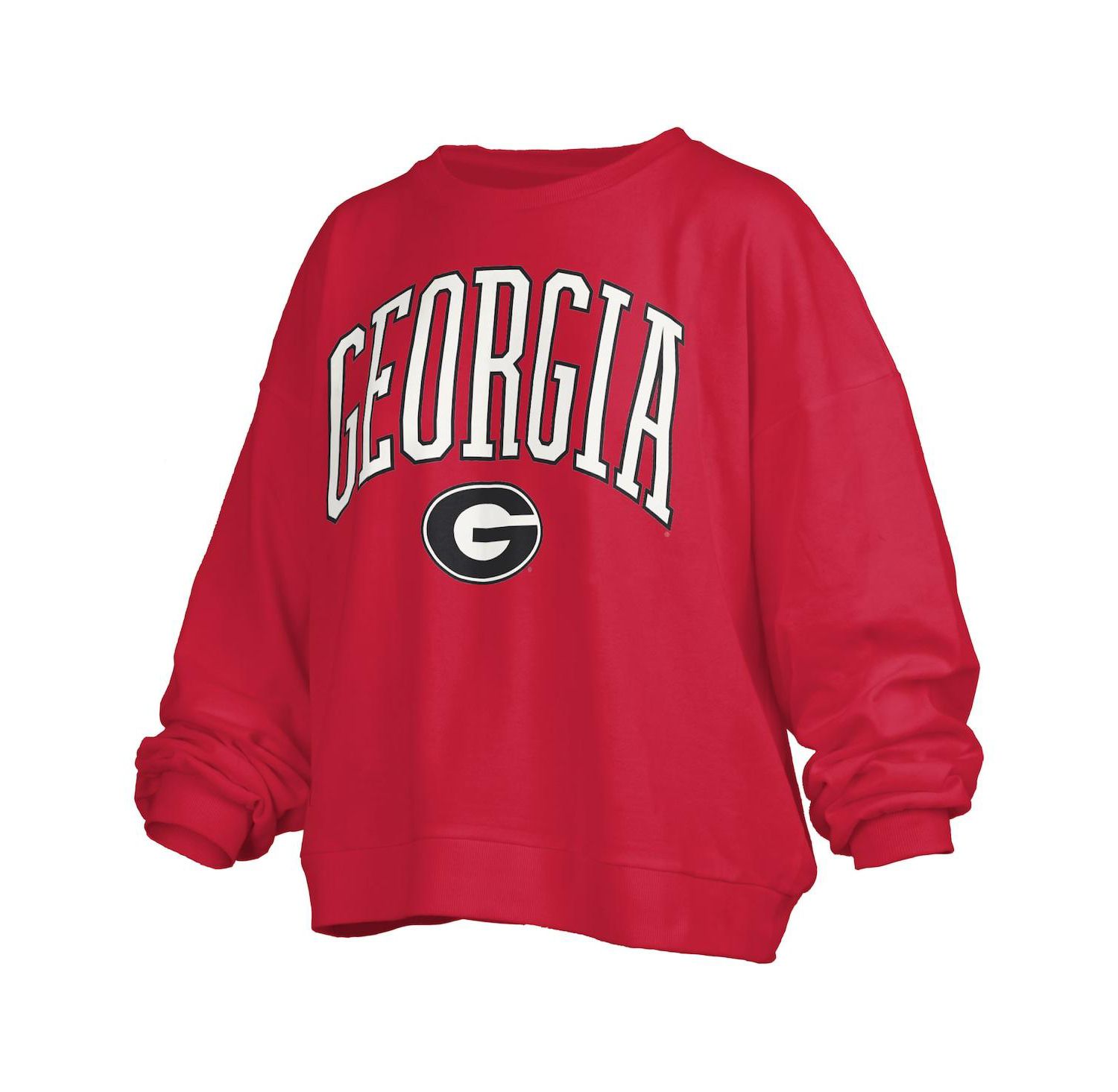 Women's Red Georgia Bulldogs Plus Size Nelson Janise Sweatshirt