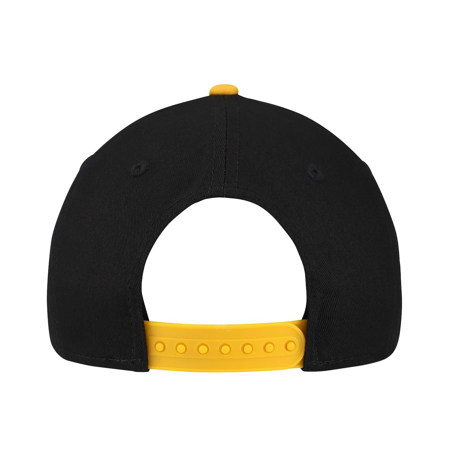 Детская кепка New Era Black/Gold Pittsburgh Steelers Arch Coolera 9FORTY A-Frame Adjustable Hat — фото 2