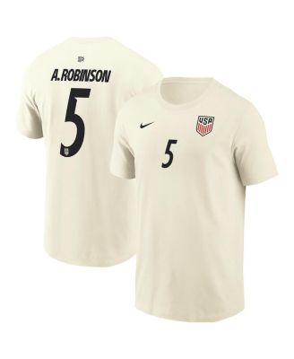 Men's Antonee Robinson Cream USMNT Home Name & Number T-Shirt