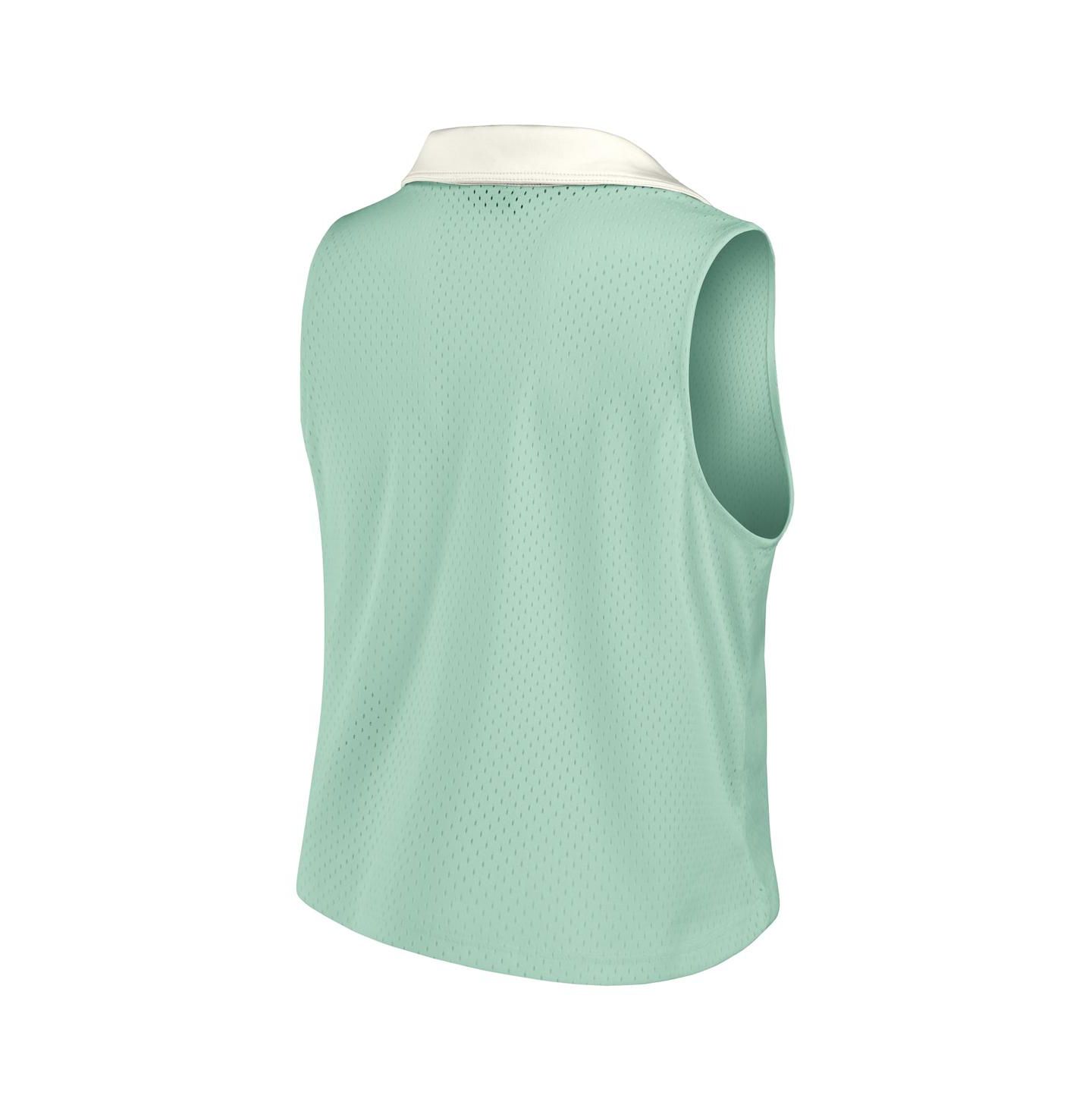 Женский топ Fanatics Mint Los Angeles Dodgers Studio Wellness V-Neck — фото 4