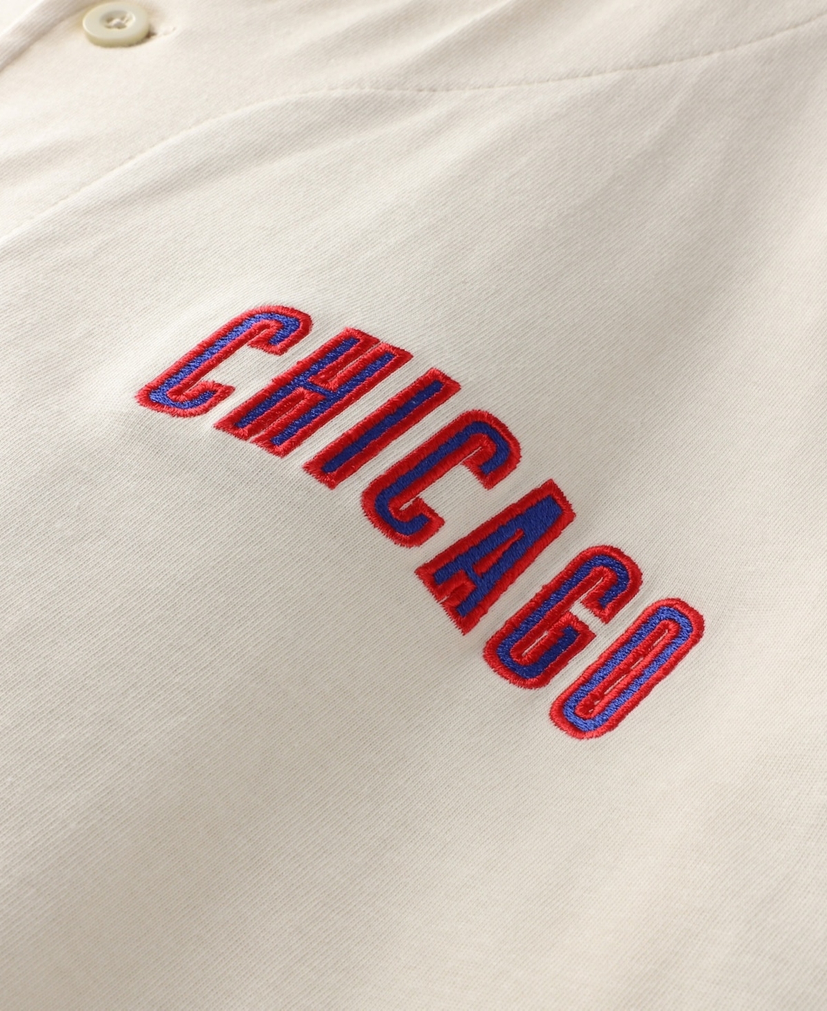 Fanatics Men's Cream Chicago Cubs Big Tall Full-Button Jersey