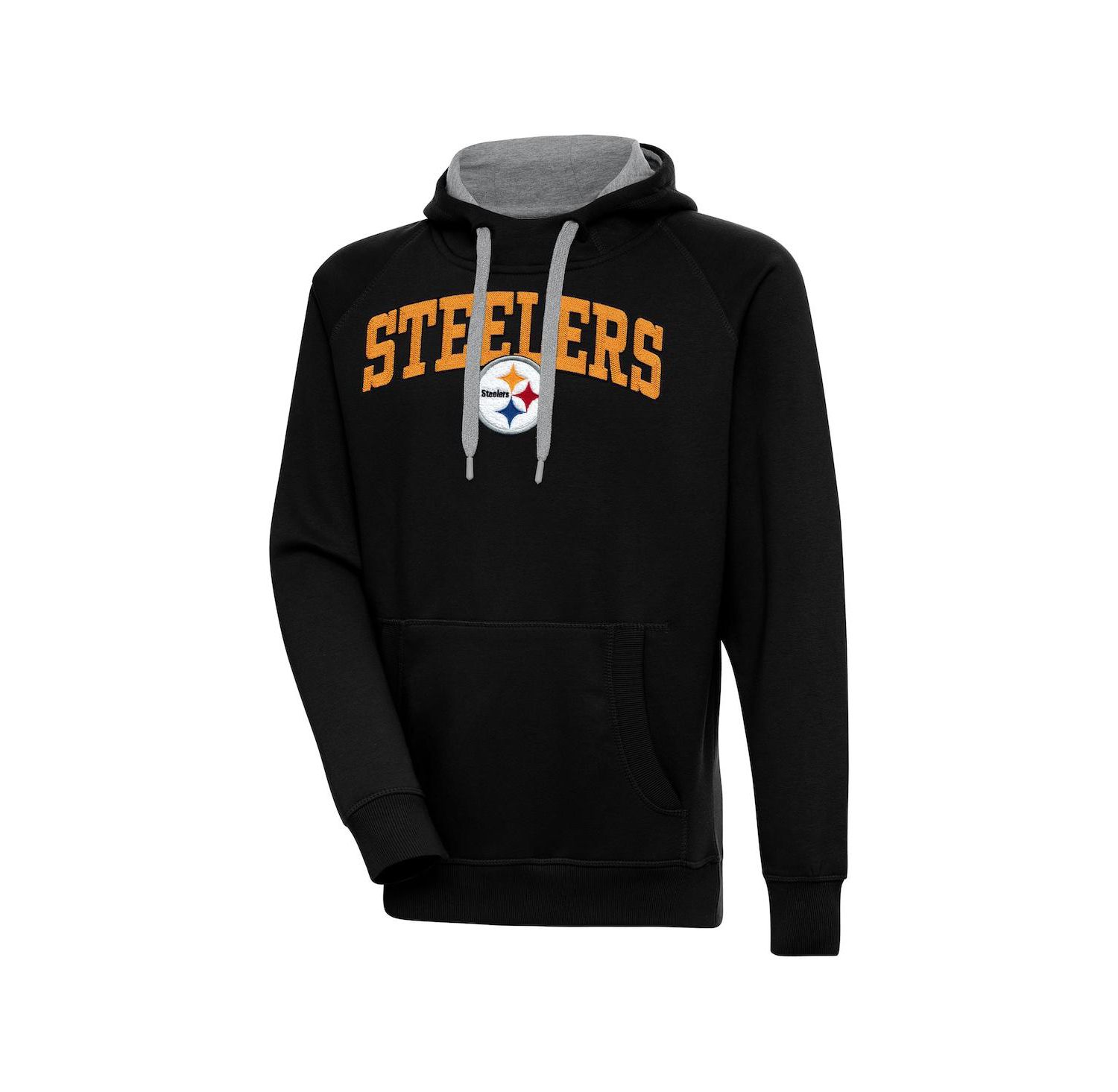 Men's Black Pittsburgh Steelers Victory Pullover Hoodie